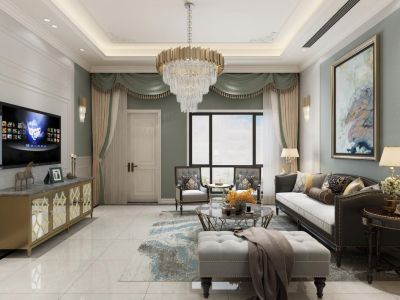 阳光城半山悦-360㎡-现代风效果图