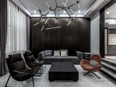 保利翡翠谷-500㎡-现代风效果图
