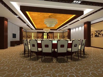 宴会酒店-2000㎡-中式风效果图