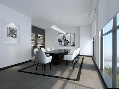 办公会议室-5000㎡-现代风效果图