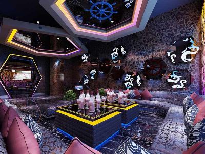 量贩式KTV-500㎡-绚丽风效果图