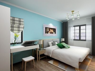 绿地468公馆二期-100㎡-现代风效果图