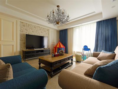 弗莱明戈-104㎡-现代风效果图