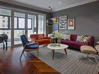 月光诚品-115㎡-北欧风效果图