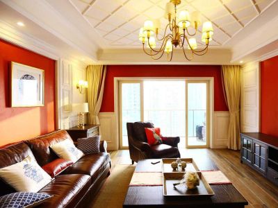 佳和北城-114㎡-美式风效果图