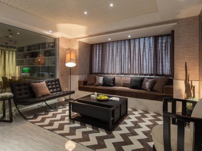 尚城华庭-118㎡-现代风效果图