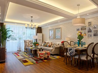 南阳锦城-146㎡-欧式风效果图