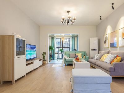 新世界魅力城-91㎡-现代风效果图