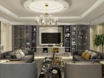 金纺小区-147㎡-绚丽风效果图