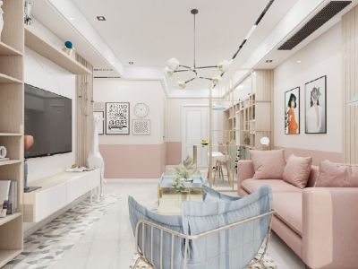 北欧假日-97㎡-北欧风效果图