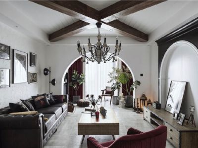 尚品天城-146㎡-美式风效果图