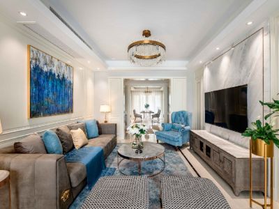 万成御园-115㎡-法式风效果图