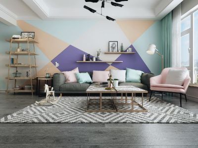 华银美景-116㎡-北欧风效果图