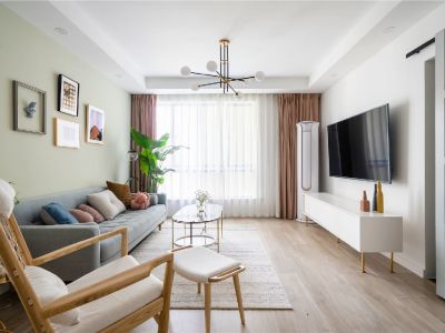 中海锦城-75㎡-北欧风效果图