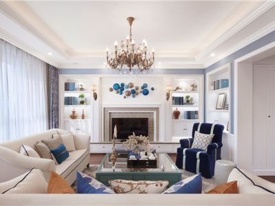 佳兆业君汇上品-147㎡-美式风效果图