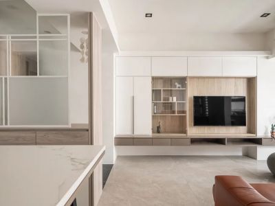 星翠澜庭-83㎡-简约风效果图