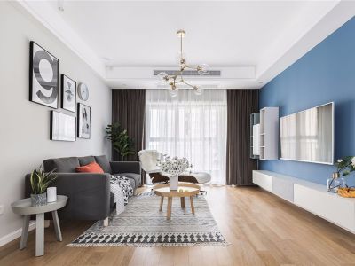 锦绣园-110㎡-北欧风效果图