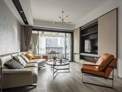 锦江园-130㎡-现代风效果图