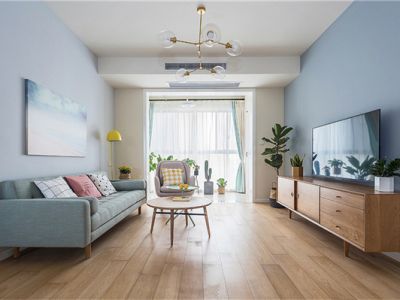 春柳公园-89㎡-北欧风效果图