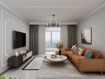 东李花园-95㎡-北欧风效果图