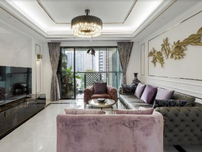 融创望海潮-156㎡-美式风效果图