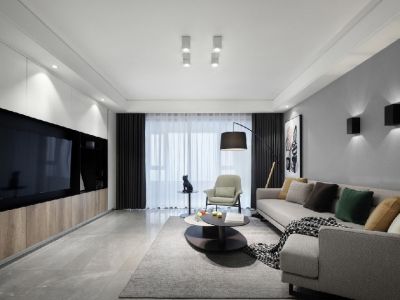 中海城-121㎡-现代风效果图