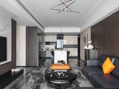 金盾苑-100㎡-现代风效果图