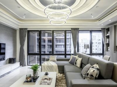 融创玉兰公馆-150㎡-现代风效果图