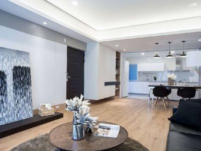 翡翠城-140㎡-简约风效果图