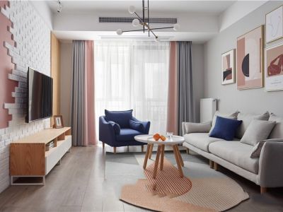 嘉园二里-106㎡-北欧风效果图