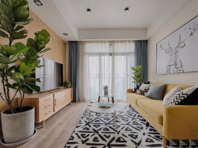 丽泽景园-103㎡-北欧风效果图