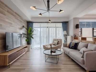 雍景四季-116㎡-现代风效果图