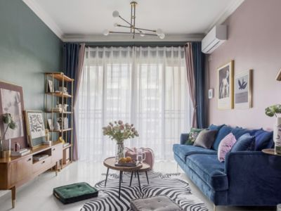 西宸原著御景-88㎡-北欧风效果图