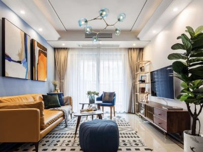 金沙鹭岛-95㎡-现代风效果图