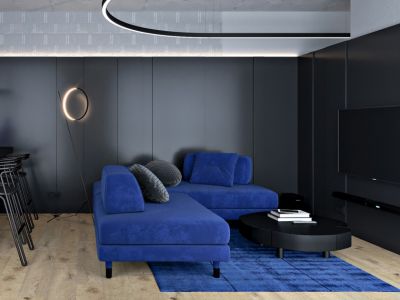 龙湖·泱望-115㎡-现代风效果图