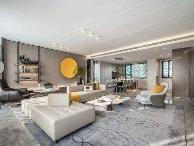 中海寰湖时代-120㎡-现代风效果图