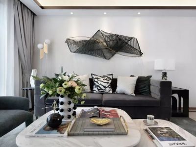 中海寰湖时代-119㎡-现代风效果图