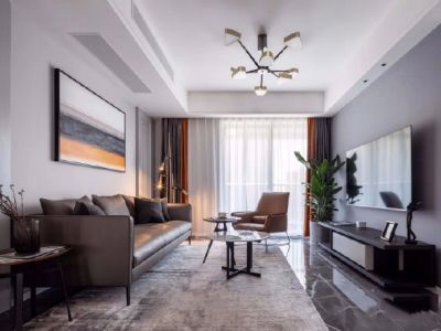 丽都水岸-118㎡-现代风效果图