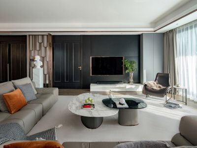 招商曦城-125㎡-港式风效果图