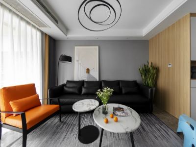 三木公园里-122㎡-简约风效果图