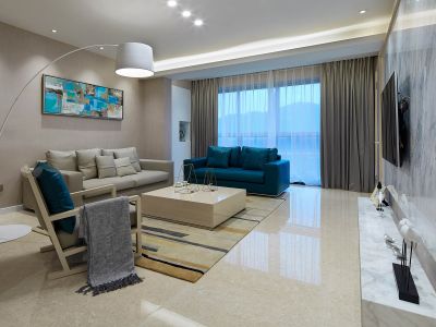 升华翡翠城-143㎡-简约风效果图