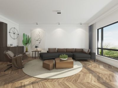 银基花园-106㎡-现代风效果图