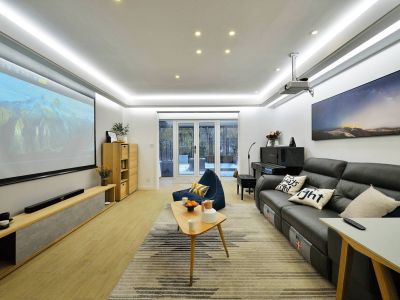 保利碧桂园公园大道-140㎡-简约风效果图