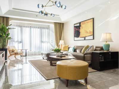 信达金茂府-141㎡-北欧风效果图