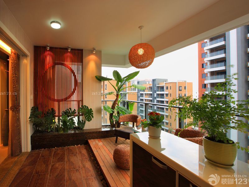 阳台花园装修效果图