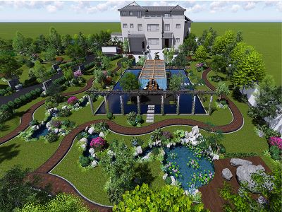 600排名私人会所庭园现代风格装修案例