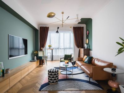 壹品华庭-105㎡-北欧风效果图