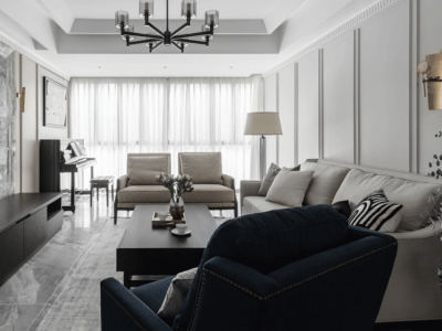 绿地·悦麓名邸-132㎡-现代风效果图