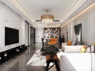 禾丰新景-160㎡-现代风效果图