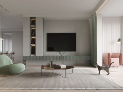 恒大帝景-115㎡-北欧风效果图